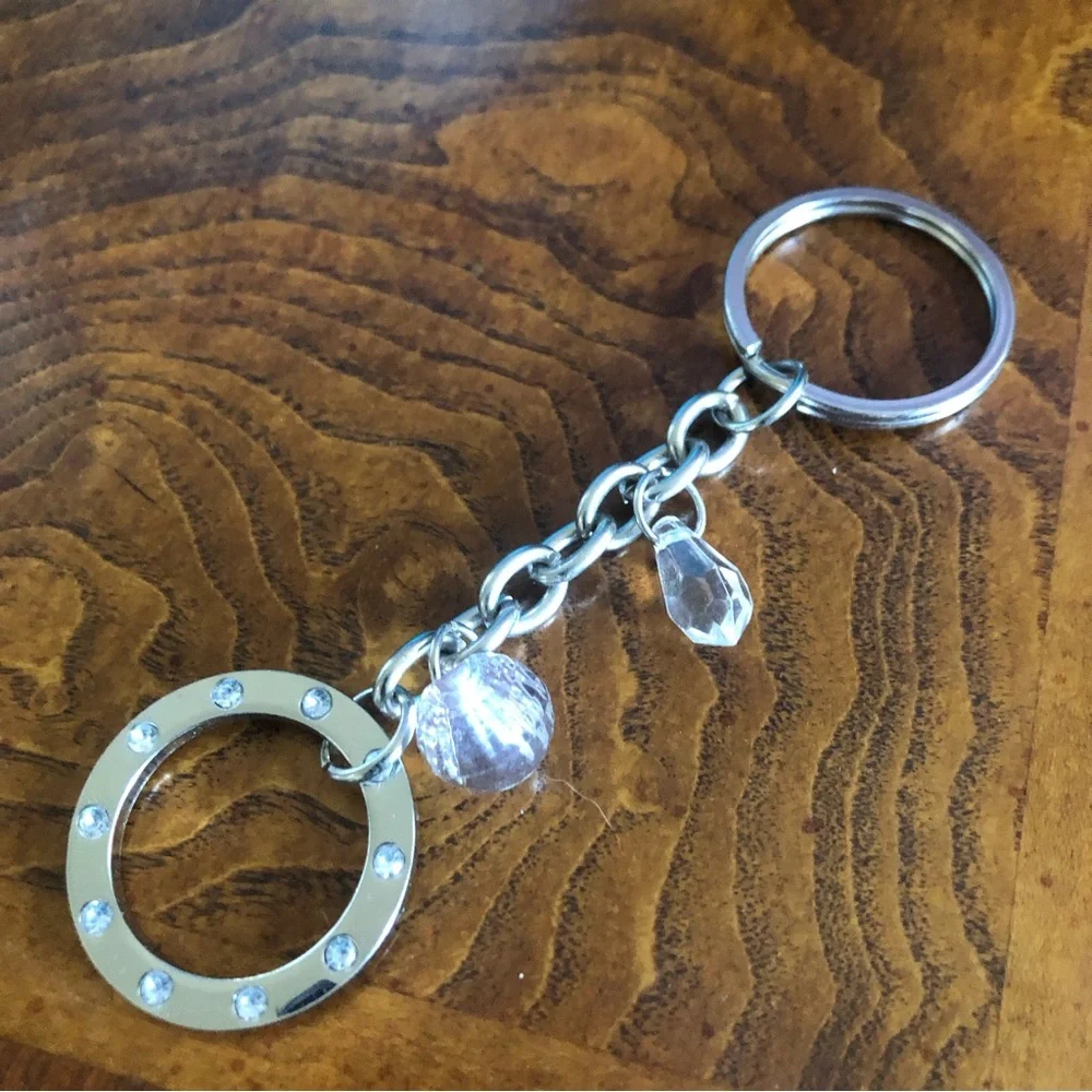 Nine and Company rhinestone crystal keychain